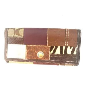 Patterned Coach Wallet